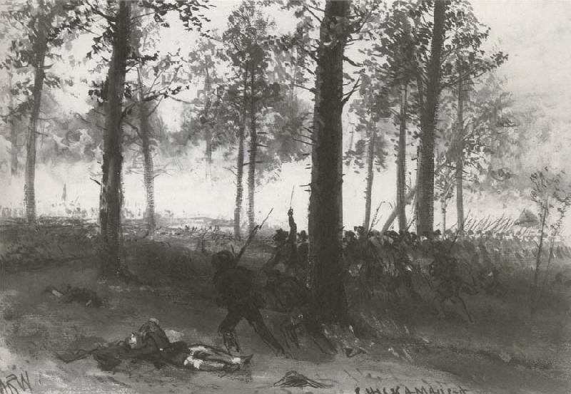 Alfred R. Waud Battle of Chickamauga